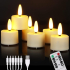 Oplaadbare LED Kaarsen - 12 Stuks LED Waxinelichtjes Met Timerfunctie en Afstandsbediening