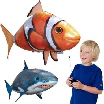 Bestuurbare Vliegende Nemo Clownvis - Air Swimmer anemoonvis - Helium vis voor kinderen